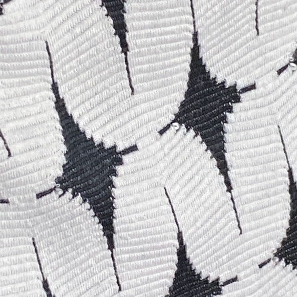 RENEE C. Geometric “Lena” Dark Gray & Off White Skirt - Picture 4 of 5